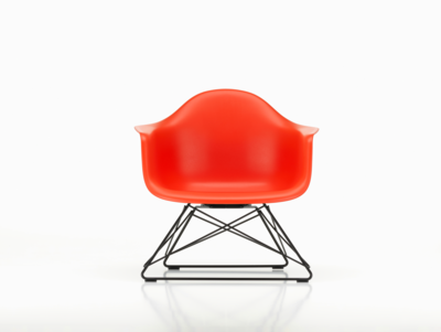Vitra loungestoel Eames LAR zwart onderstel