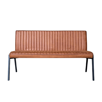 Eetkamerbank Stripes Cognac