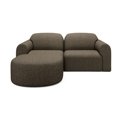 Bulky modulaire bank set - 2 seat - cedar