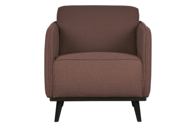 BePureHome fauteuil Statement met arm bouclé
