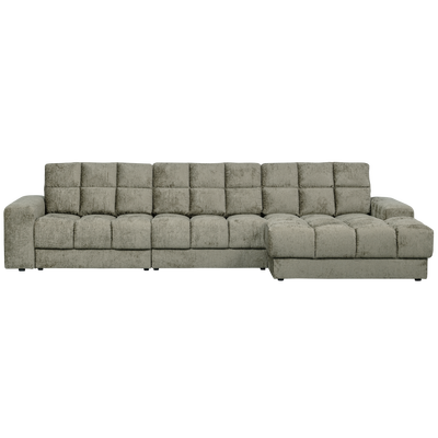 Second date chaise longue rechts ribstof terrazzo