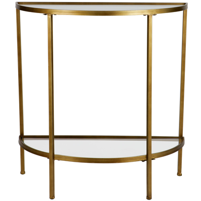 Goddess sidetable antique brass