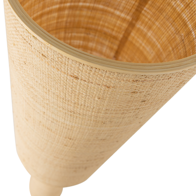 Syro vloerlamp raffia naturel 130xo30 cm