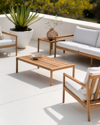 Ethnicraft - Outdoor - Teak Jack sofa 265cm