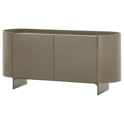 Liora tv meubel/dressoir hout hoogglans groen [fsc]