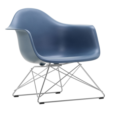 Vitra loungestoel Eames LAR chroom onderstel