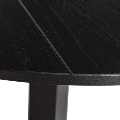 Rhonda eettafel o129 cm eiken middenbruin [fsc]