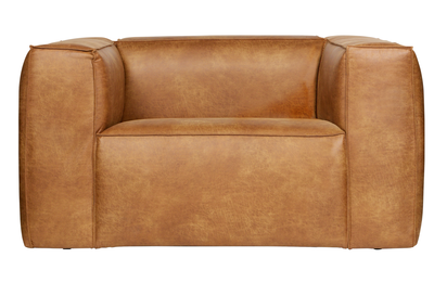 WOOOD fauteuil Bean Leer