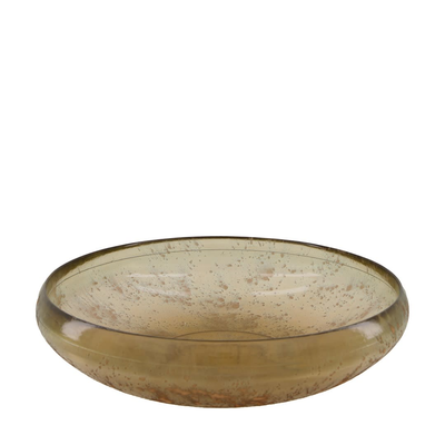Schaal van gerecycled glas