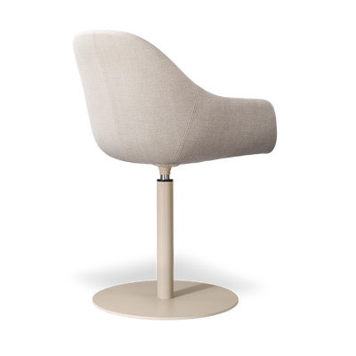 niva-mae draaibare eetkamerstoel- beige onderstel
