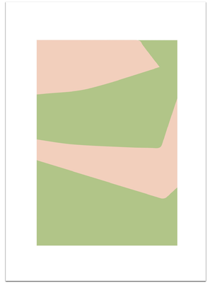Poster Composition Green 02 by Ontwerpstudio 5