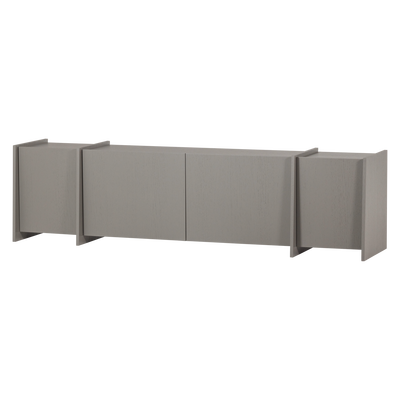 Brock tv meubel 200 cm essen fineer middenbruin [fsc]