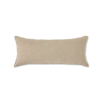 Natural patched cushion (70x30cm)