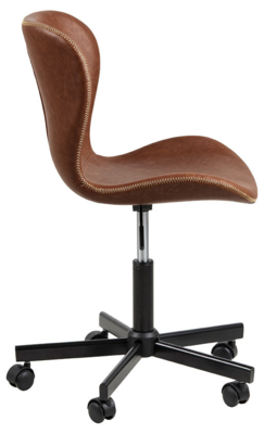 Pescara Bureaustoel - Bruin Letherlook