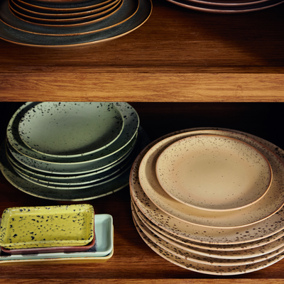 HKliving Servies 70's ceramics gebaksbordje
