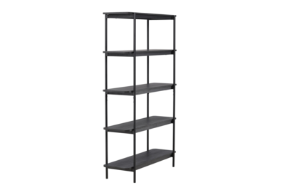 Nuku Open Kast 190cm - Zwart