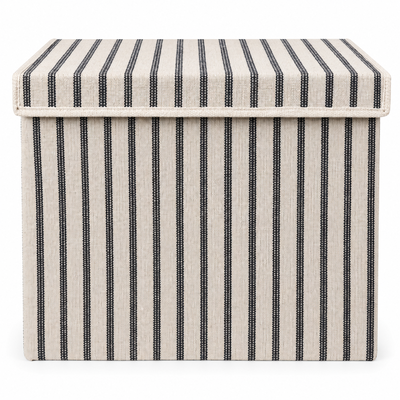 Opbergdoos Auri stripe black