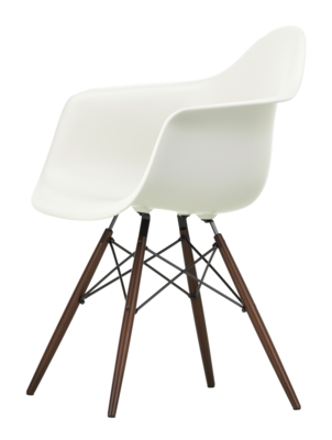 Vitra stoel Eames DAW donker esdoorn onderstel