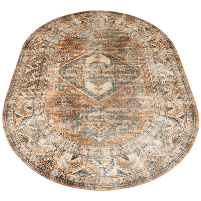 Vloerkleed Laria blue 1 - Ovaal