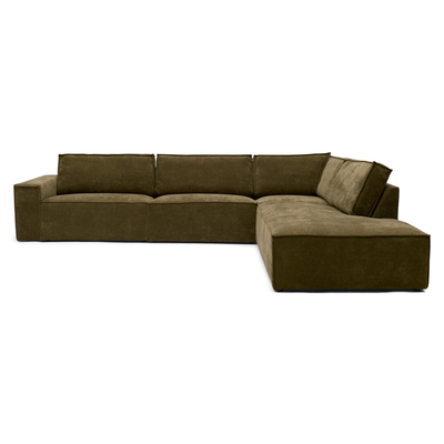 Hoekbank Segment Becotton green