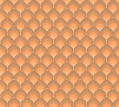 Retro behang met structuurpatroon – bruin, geel, oranje