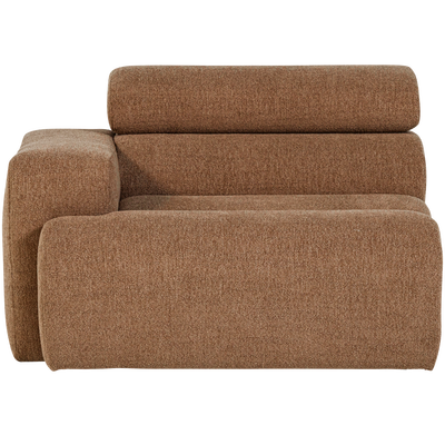 Novi 1-zits element arm links boucle karamelbruin