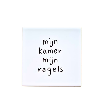 Tegel - Mijn kamer, mijn regels