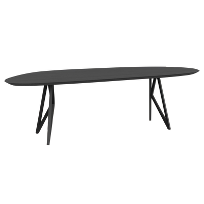 Studio HENK tafel Butterfly Blob - zwart frame, zwarte beits