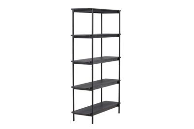 Nuku Open Kast 190cm - Zwart