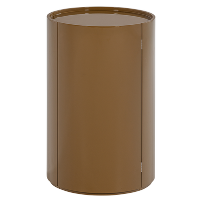 Sera ronde kast 72xo45 cm hout hoogglans honinggeel [fsc]