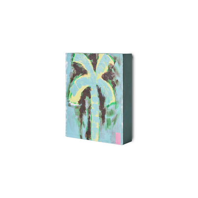 HKliving Schilderij Pocket exhibit Palmate 20x16 cm