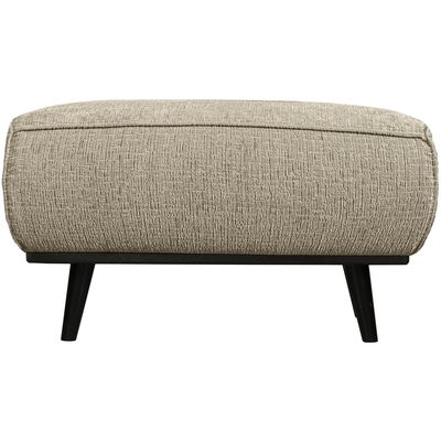 Statement hocker lichtbruin melange