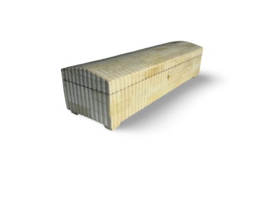Pennenbak bone inlay wit
