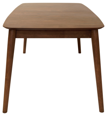 Uitschuifbare houten eettafel walnoot - 180 tot 219 x 90 cm