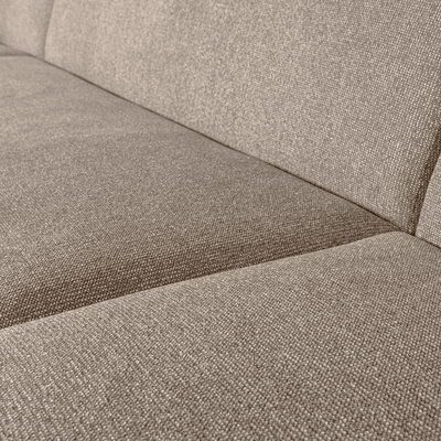 Sloping u-vorm bank off white melange