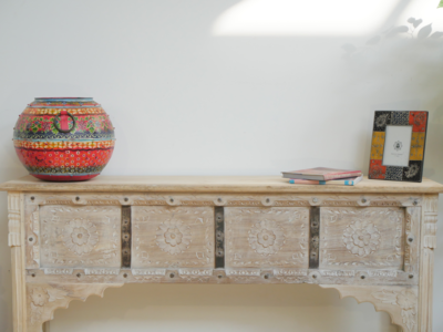 Console tafel Manasi hout