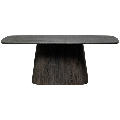 Leah eettafel mdf donkerbruin 200x105 cm