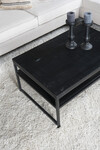 Salontafel Delhi Zwart Mangohout