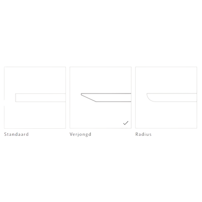 Studio HENK tafel New Classic Rond Quadpod, zwart frame - Smart Collectie