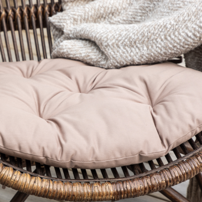 Tuin fauteuil Aida - met voetenbankje en zitkussen