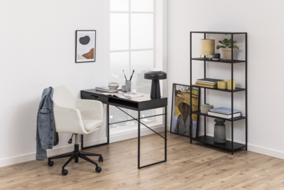 Houten bureau Vic - met opbergvak