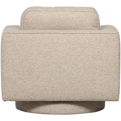 Lazy draaifauteuil boucle bruin