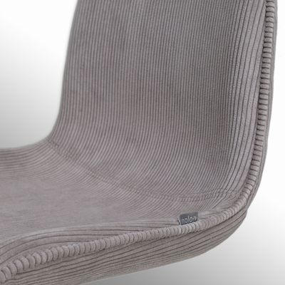 Eetkamerstoel Noa-Fé gestoffeerd - wit onderstel