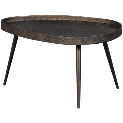 Crude bijzettafels antique brons - set van 2