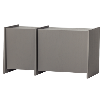 Brock tv meubel 102 cm essen fineer middenbruin [fsc]