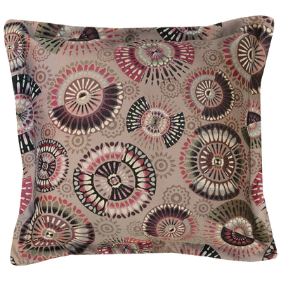 Kussen funky mandela taupe