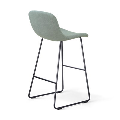 Barkruk Nino-Mats zwart onderstel 75 cm