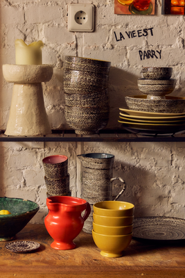 HKliving Servies Farmhouse Ceramics Schaaltjes S - set van 4