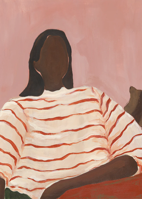 Paper Collective poster Red Stripes