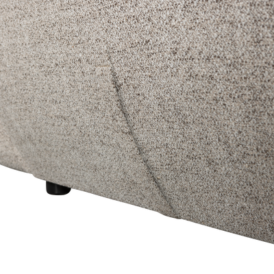 Baggy loveseat geweven chenille bruin